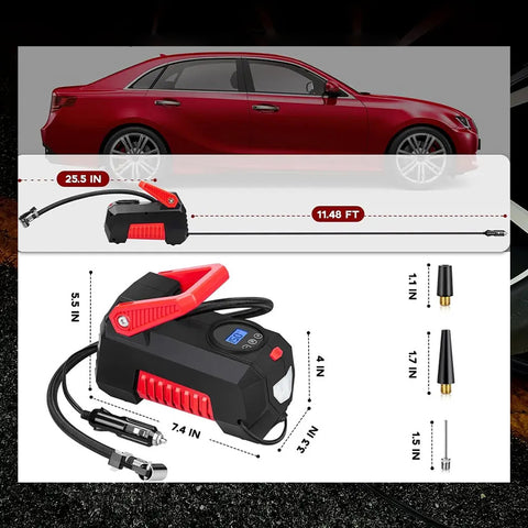 PORTABLE ELECTRIC TIRE INFLATOR