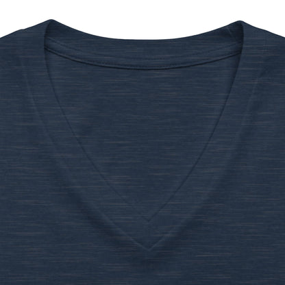 Women's Relaxed Heather CVC V-Neck Tee