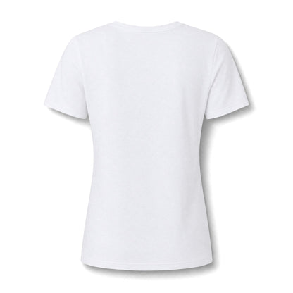 Women's Relaxed Heather CVC V-Neck Tee