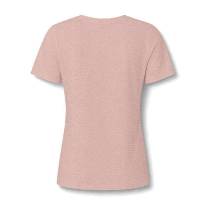 Women's Relaxed Heather CVC V-Neck Tee