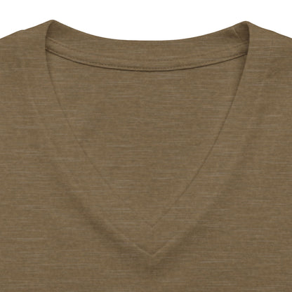 Women's Relaxed Heather CVC V-Neck Tee