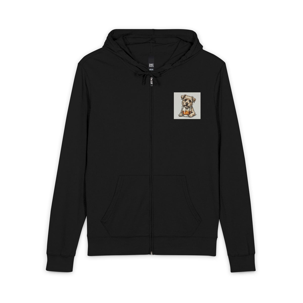 District® Unisex Jersey Full-Zip Hoodie