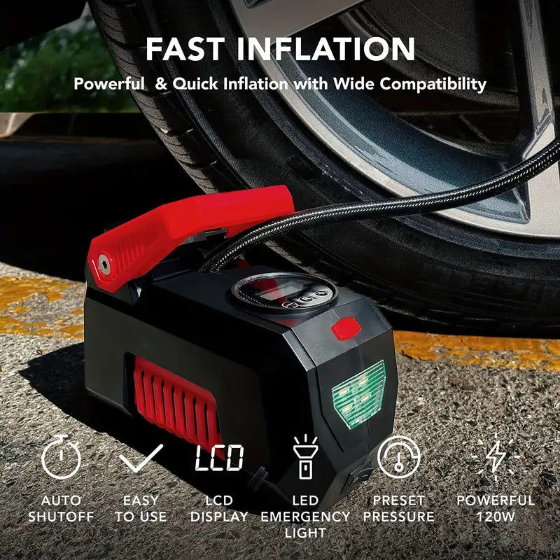 PORTABLE ELECTRIC TIRE INFLATOR