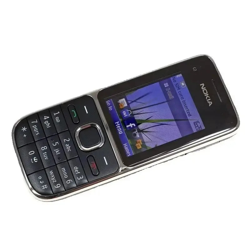 Nokia C2-01 Network Unlocked Mobile Phone 3.15MP Camera 3G  Multi Language Russian Arabic Hebrew Keypad Basic Cellphone