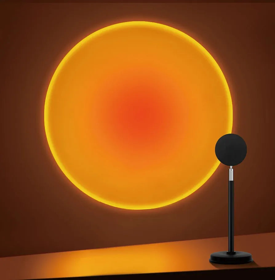 Tsrarey Sunset Lamp Projector,180 Degree Rotation Sun Projection Light